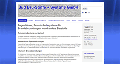 Desktop Screenshot of jud-baustoffe.ch