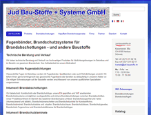 Tablet Screenshot of jud-baustoffe.ch
